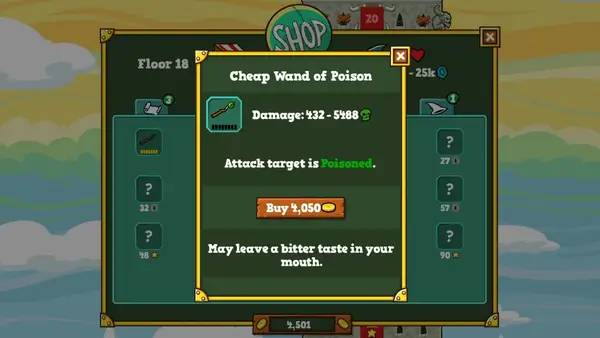 Персонаж Spellspire в процессе выполнения задания