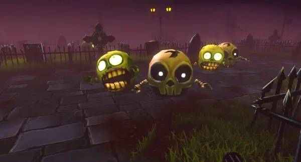 Персонаж Spooky Night 2 в процессе выполнения задания