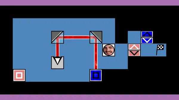 Персонаж SquishCraft в процессе выполнения задания