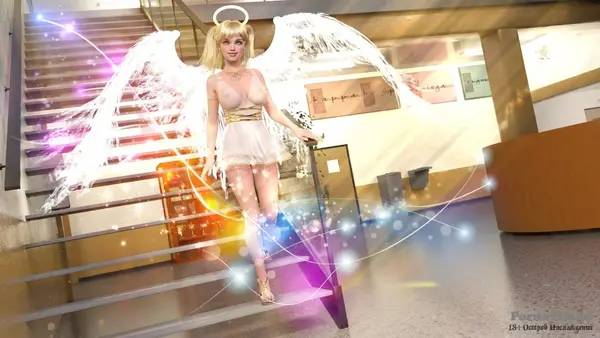 Персонаж St Lascivia Academy of Magic в процессе выполнения задания