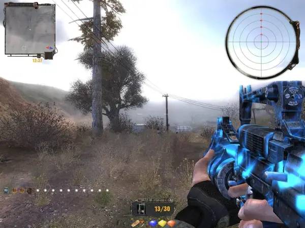 Персонаж Сталкер  Shadow of Chernobyl - Тайные Тропы 2 в процессе выполнения задания