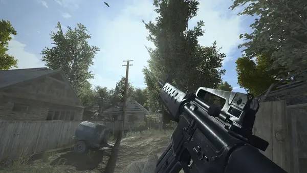 Персонаж Сталкер Зов Припяти - THE ARMED ZONE в процессе выполнения задания