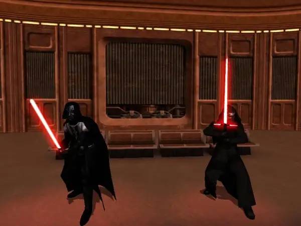 Персонаж Star Wars Jedi Academy - Galactic Legacy в процессе выполнения задания