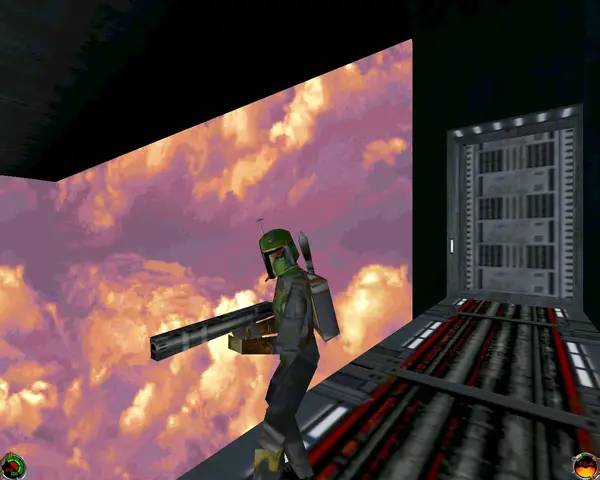 Персонаж STAR WARS Jedi Knight  Dark Forces 2 в процессе выполнения задания