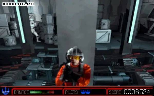 Персонаж Star Wars Rebel Assault 2  The Hidden Empire в процессе выполнения задания
