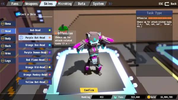 Персонаж Starena в процессе выполнения задания