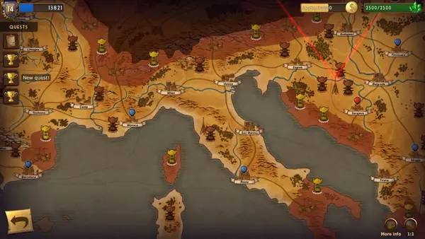 Персонаж Steampunk Tower 2 в процессе выполнения задания