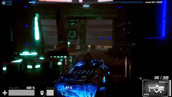 Персонаж Steel Rain - Dawn of the Machines в процессе выполнения задания