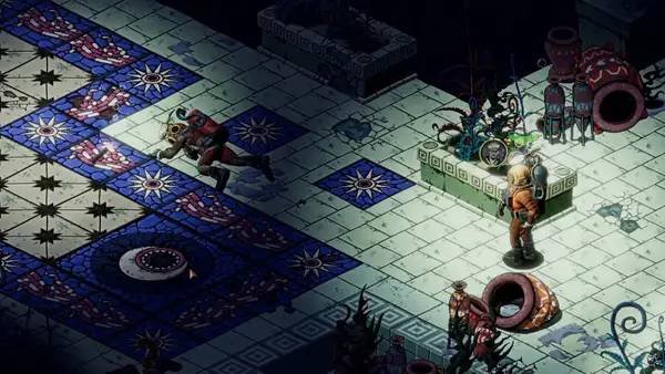 Персонаж Stirring Abyss в процессе выполнения задания