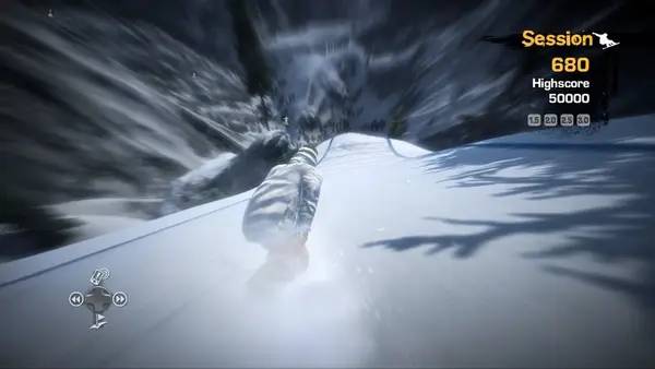 Персонаж Stoked Big Air Edition в процессе выполнения задания