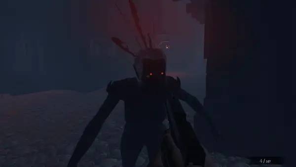 Персонаж Strigoi в процессе выполнения задания