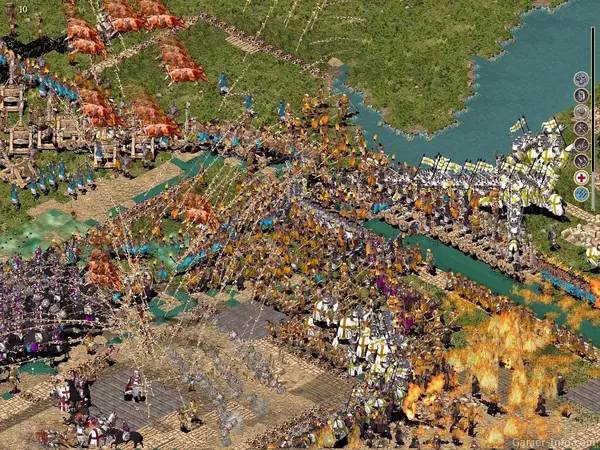 Персонаж Stronghold Crusader Extreme в процессе выполнения задания