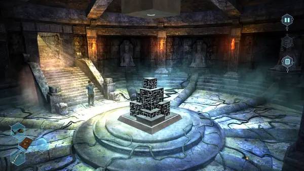 Персонаж Subject 13 в процессе выполнения задания