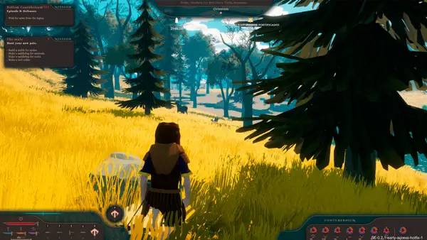 Персонаж Summa Expeditionis в процессе выполнения задания