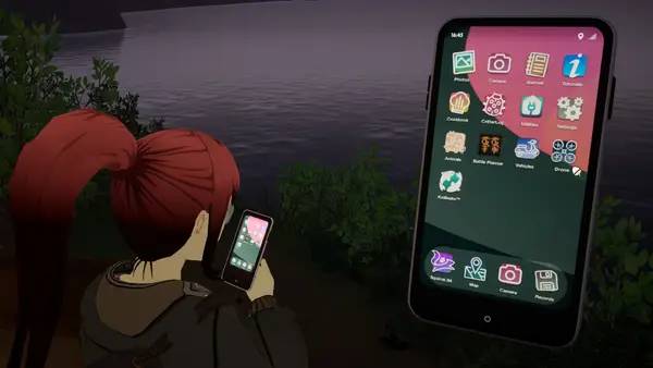 Персонаж SunnySide в процессе выполнения задания