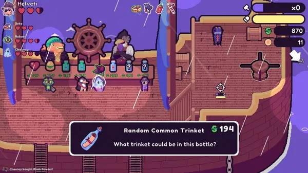 Персонаж Super Raft Boat Together в процессе выполнения задания