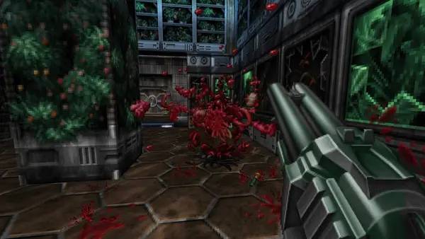 Персонаж Supplice в процессе выполнения задания