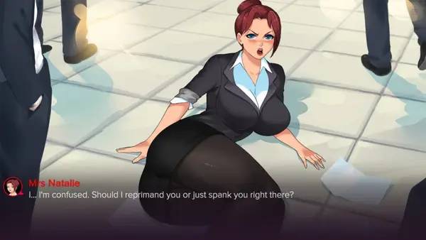 Персонаж Sweet F. Cake в процессе выполнения задания