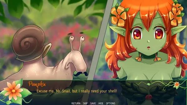 Персонаж Sweet fantasy в процессе выполнения задания