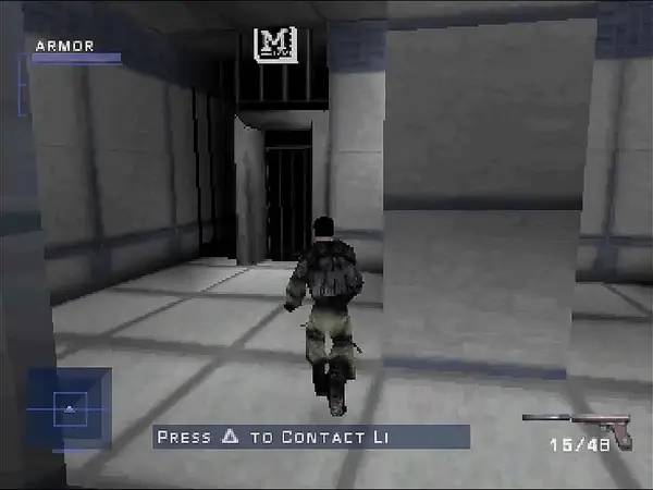 Персонаж Syphon Filter в процессе выполнения задания