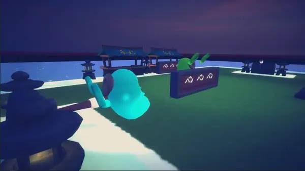 Персонаж Tamashi Party в процессе выполнения задания