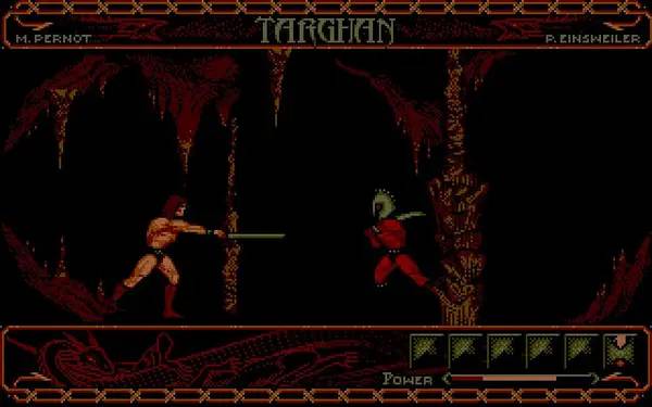 Персонаж Targhan в процессе выполнения задания