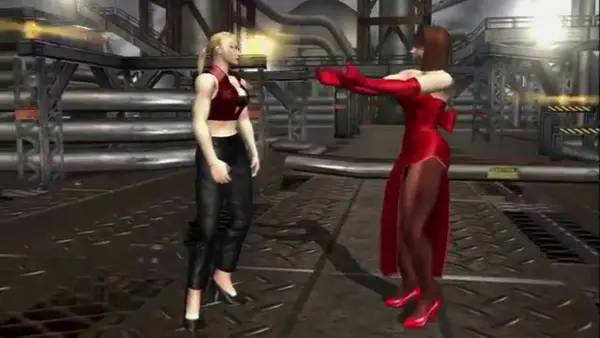 Персонаж Tekken Tag Tournament HD в процессе выполнения задания