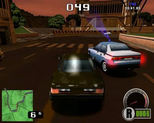 Персонаж Test Drive 6 в процессе выполнения задания