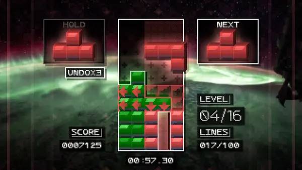 Персонаж TETRACHROMA в процессе выполнения задания