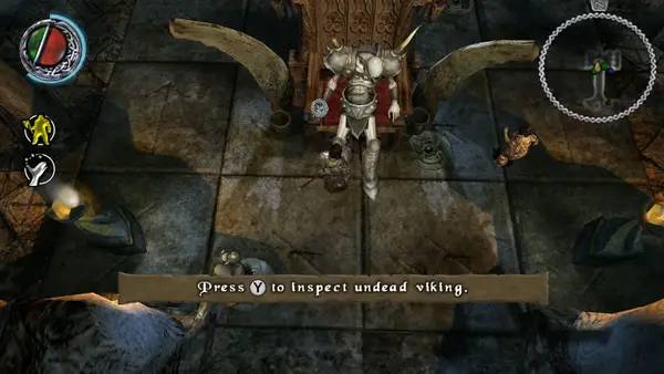 Персонаж The Bard's Tale ARPG  Remastered and Resnarkled в процессе выполнения задания