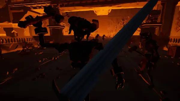 Персонаж The Bloodline в процессе выполнения задания