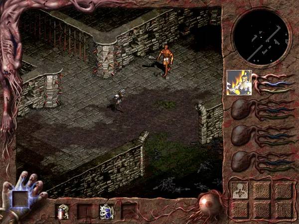 Персонаж The Broken Land в процессе выполнения задания