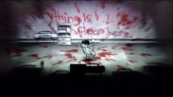 Персонаж The Dishwasher Vampire Smile в процессе выполнения задания