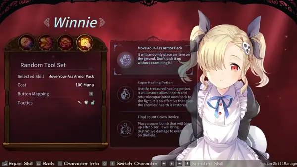 Персонаж The Emerald Tablet в процессе выполнения задания