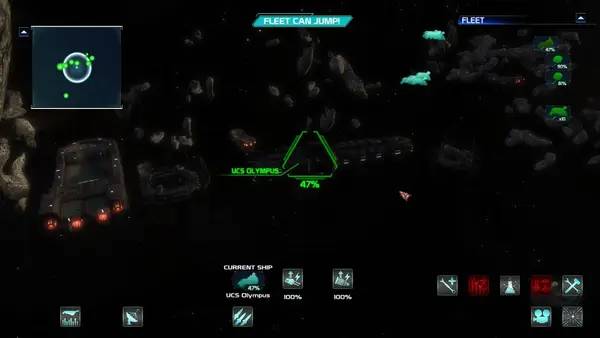 Персонаж The Fleets of Sol в процессе выполнения задания