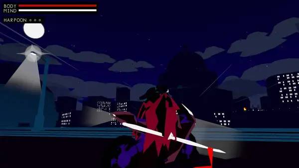 Персонаж The Godbeast в процессе выполнения задания