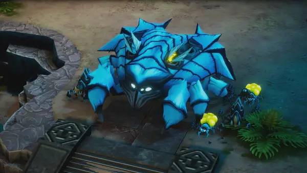 Персонаж The Hive в процессе выполнения задания