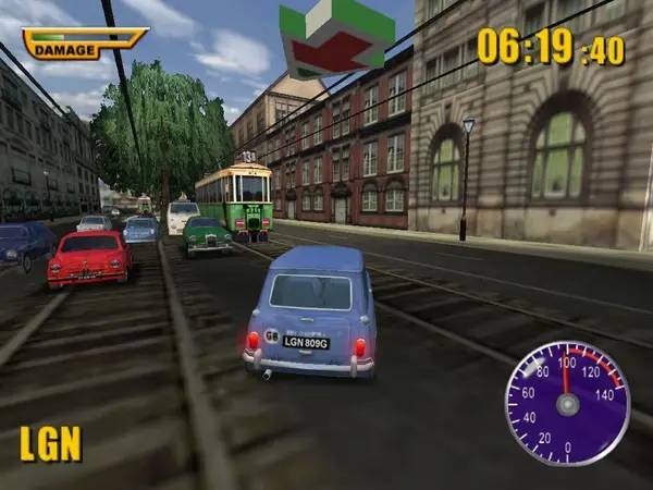 Персонаж The Italian Job в процессе выполнения задания