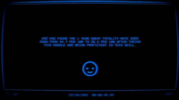 Персонаж The Lancaster Leak - Entity Exam в процессе выполнения задания