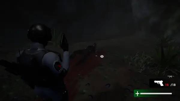 Персонаж The Last Of The Core в процессе выполнения задания