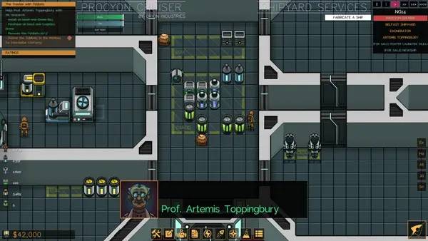 Персонаж The Last Starship в процессе выполнения задания