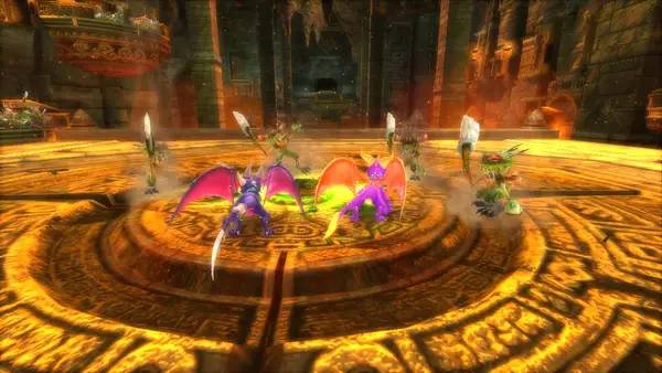 Персонаж The Legend of Spyro  Dawn of the Dragon в процессе выполнения задания