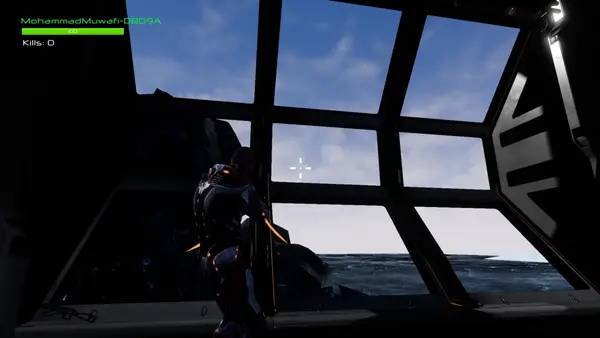 Персонаж The Lost Island Battle Royale в процессе выполнения задания