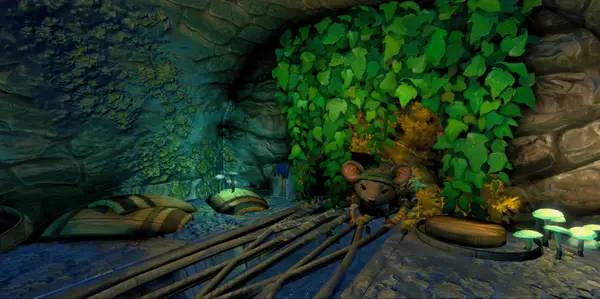 Персонаж The Lost Legends of Redwall  The Scout Anthology в процессе выполнения задания