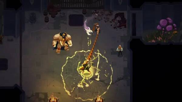 Персонаж The Mageseeker  A League of Legends Story в процессе выполнения задания