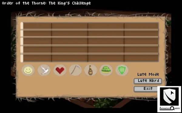 Персонаж The Order of the Thorne - The King's Challenge в процессе выполнения задания