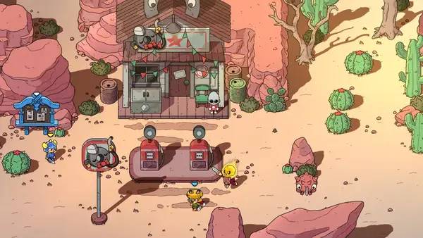 Персонаж The Swords of Ditto  Mormo's Curse в процессе выполнения задания
