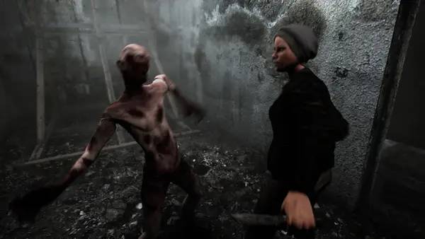 Персонаж The Trap Remastered в процессе выполнения задания