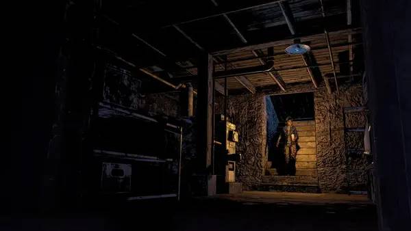 Персонаж The Walking Dead The Final Season в процессе выполнения задания