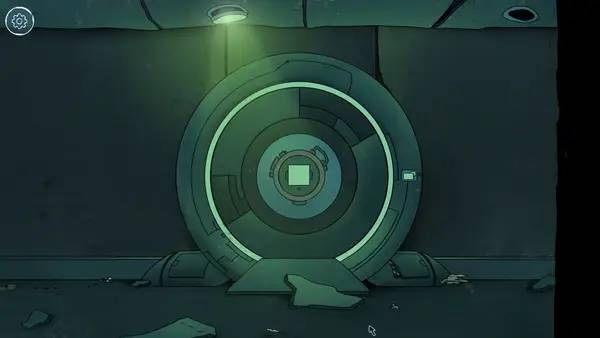 Персонаж Through Abandoned The Refuge в процессе выполнения задания